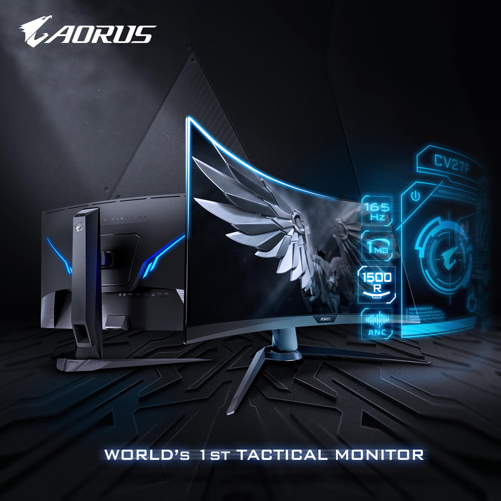 True 1500R Super Immersive! AORUS CV27F Launched, AORUS CV27F AORUS CV27F Monitor