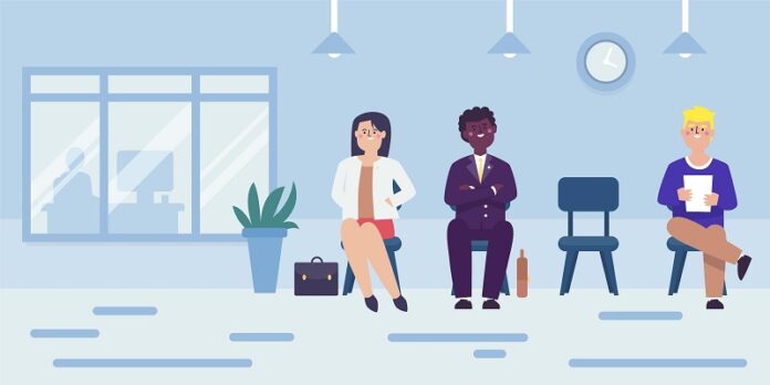 People waiting job interview People waiting job interview