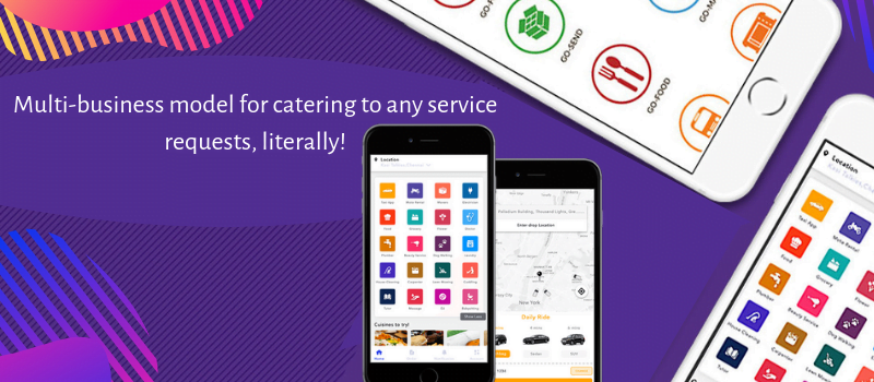 Multi-business model for catering to any service requests, literally!, Gojek clone Multi-business model for catering to any service requests, literally
