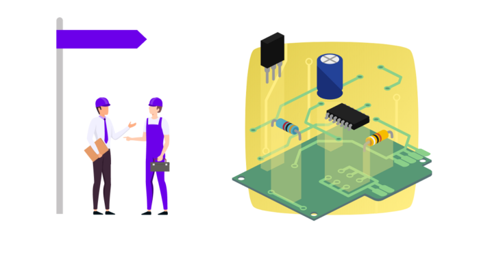 PCB Assembly line illustration